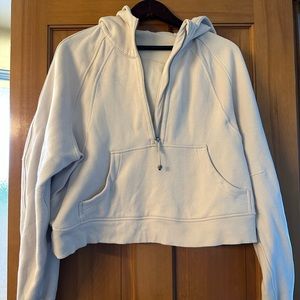 White Opal Scuba Hoodie